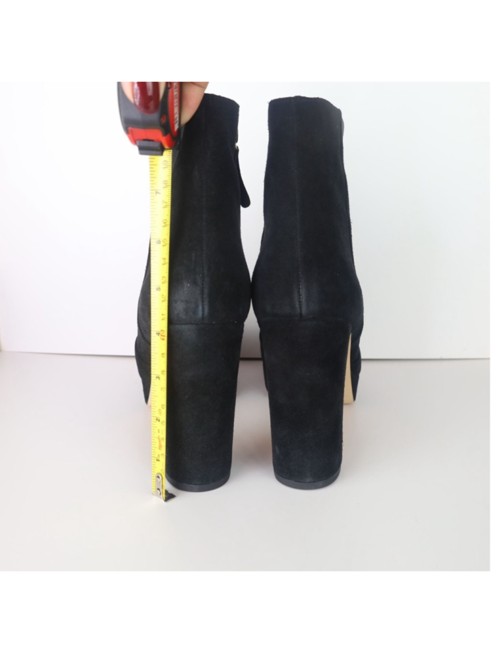 Kate Spade NY Barrett Suede Heel Boots Black 10 - Picture 7 of 16